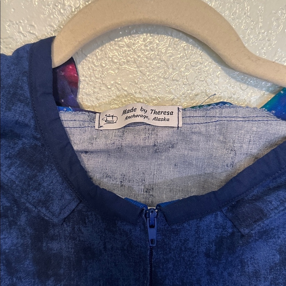 Made by Theresa Alaska Native Kuspuk Qaspeq Cotton EUC L - Picture 2 of 6
